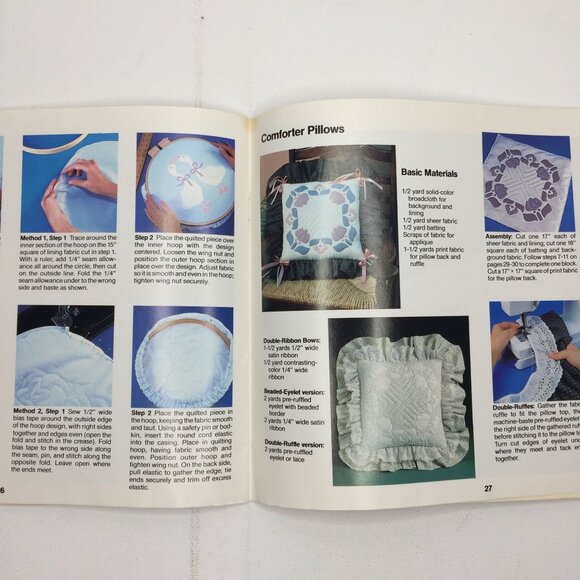 Gick Publishing Shadow Applique Booklet Yvonne Amico Stitch Diagrams Projects - Picture 10 of 11